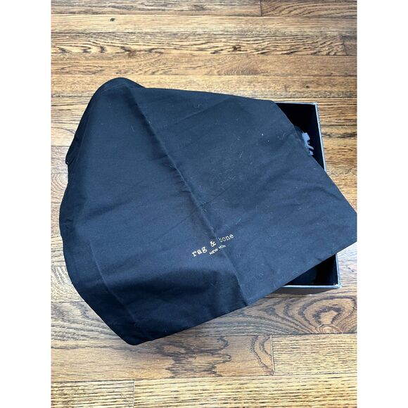 NIB Rag & Bone Shaye Platform Chelsea Bootie Polished Leather Black Size 8 - Picture 9 of 9